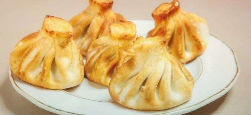 Fried Khinkali with Cheese