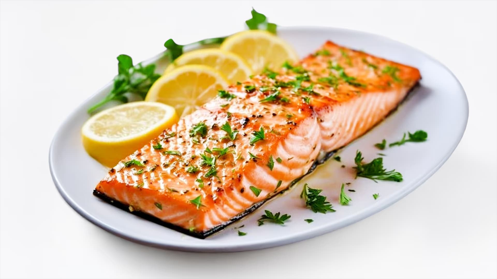 Grilled Salmon Steak