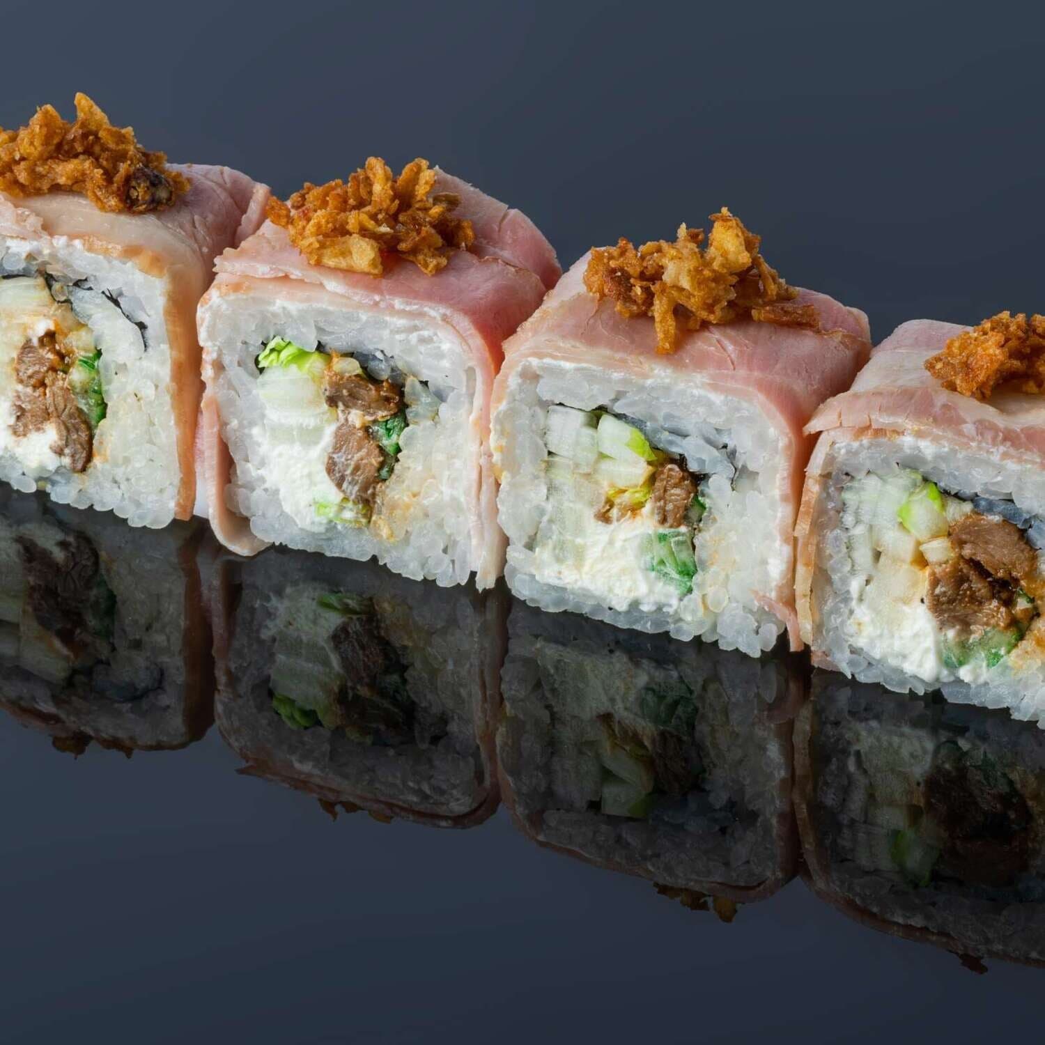 Shirmp Roll with Bacon