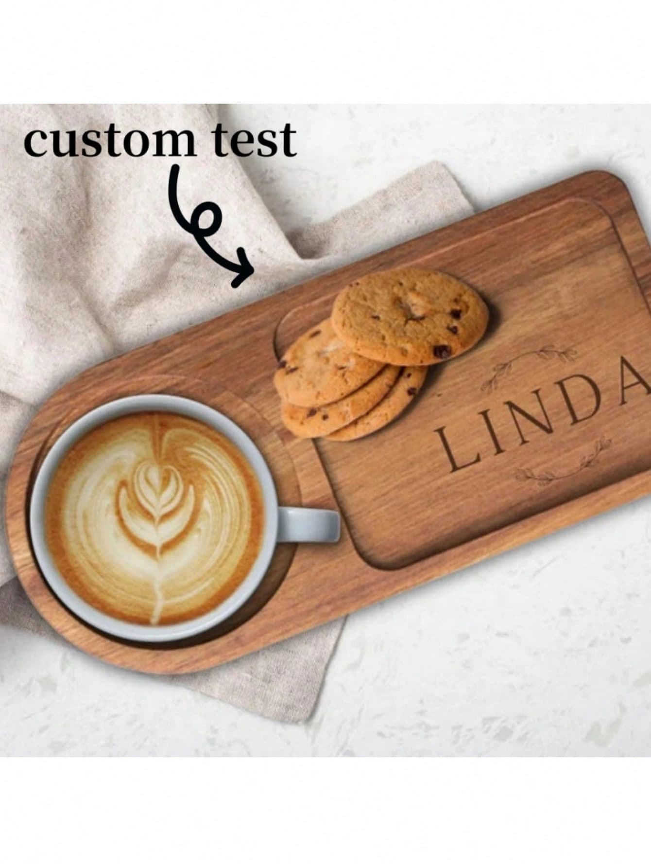 Personalized Tea & Biscuit Board