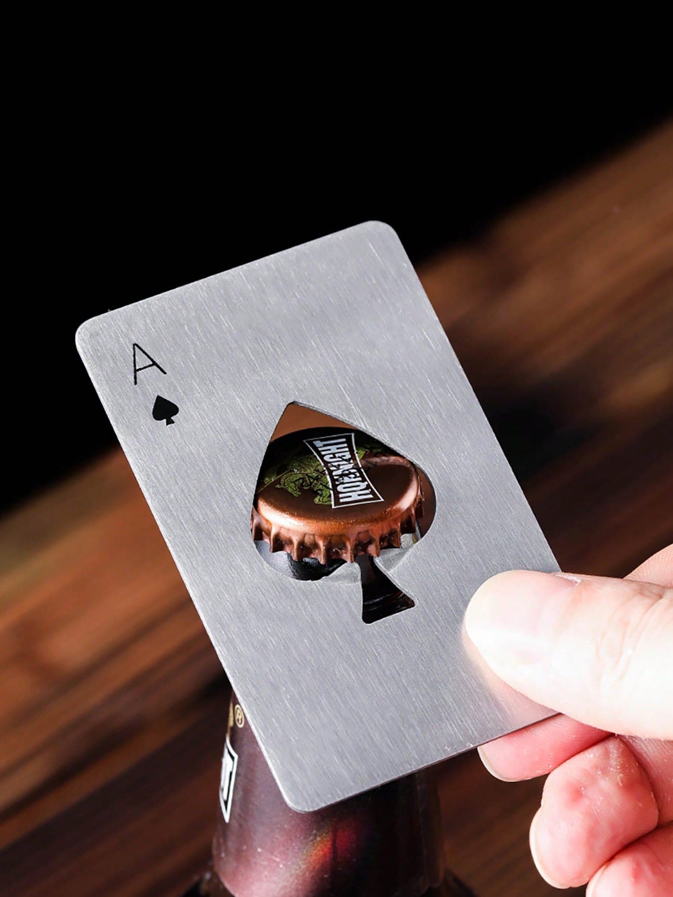 Poker Card Stainless Steel Bottle Opener
