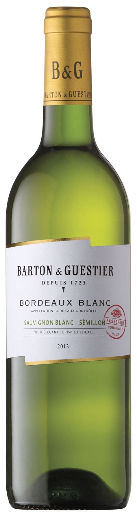 B&G Bordeaux Blanc Passeport Sauvignon Blanc Semillon AOP 2023