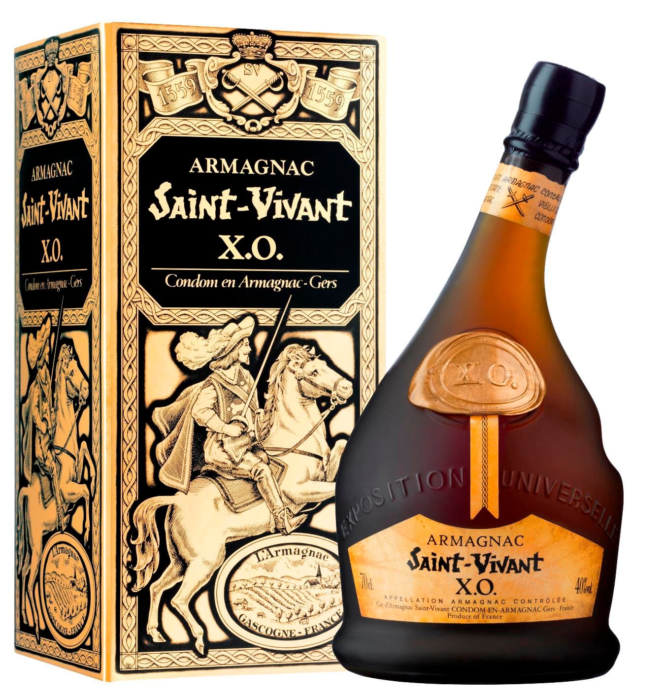 Saint-Vivant Armagnac XO 70cl giftbox