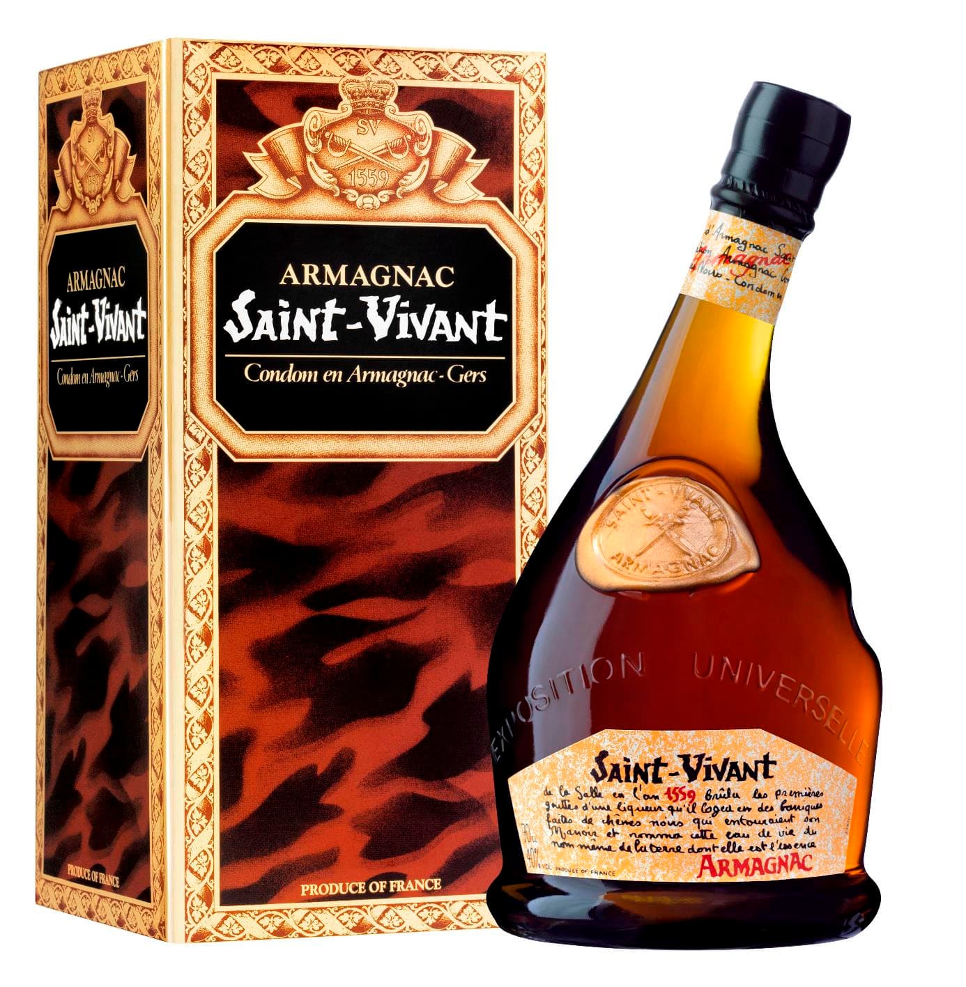 Saint-Vivant Armagnac VS 70cl giftbox