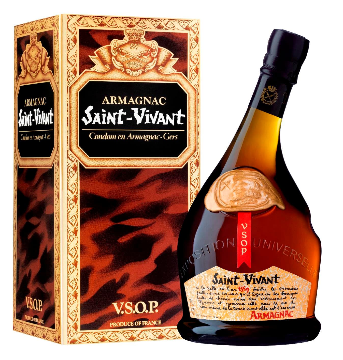 Saint-Vivant Armagnac VSOP 70cl giftbox