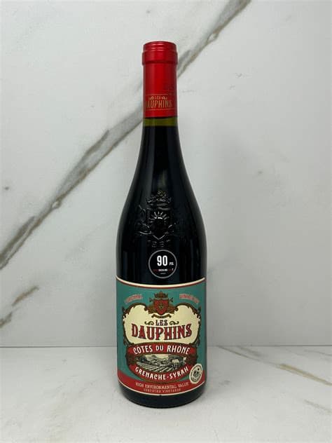 Les Dauphins Cotes Du Rhone Grenache-syrah 75clbio