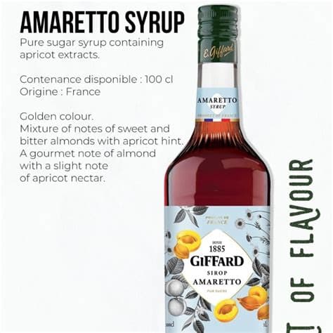 Giffard Syrup Amaretto / Amarettosiirup 100 Cl