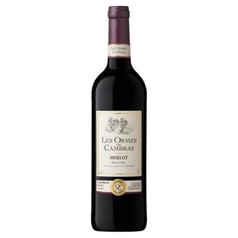 Les Ormes De Cambras Merlot Pays D´oc, Igp
