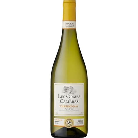 Les Ormes De Cambras Chardonnay Blanc Pays D´oc, Igp