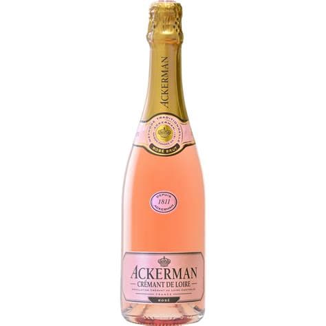 Ackerman cremant de loire 1811 brut rose 12% 75cl