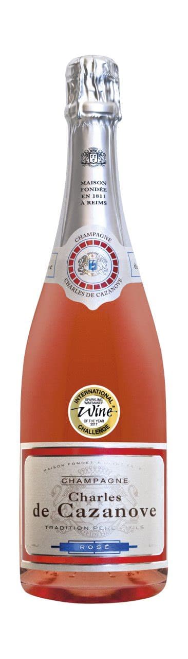 Charles De Cazanove Brut Rose 12% 75cl