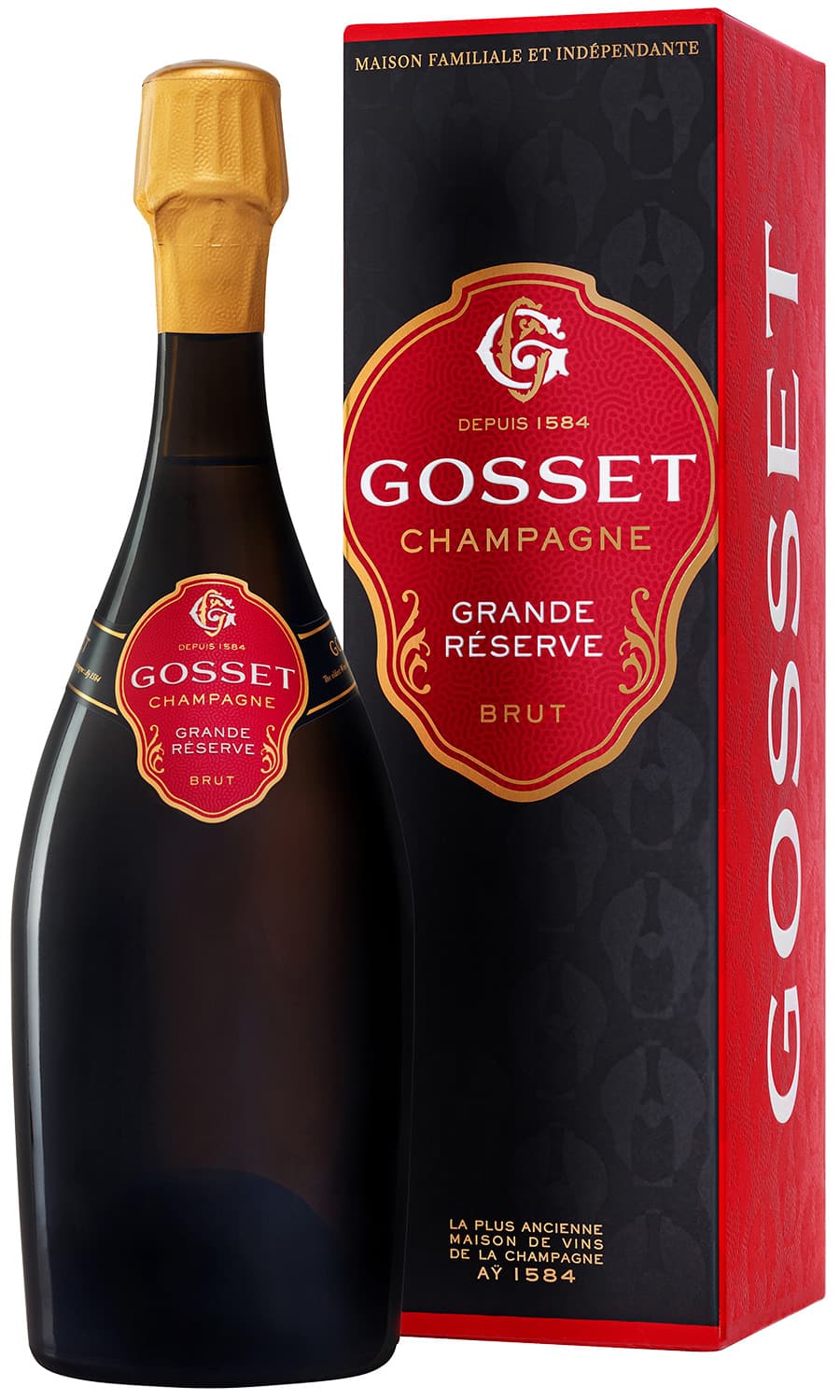 Gosset Grande Reserve Brut Champagne 75cl giftbox