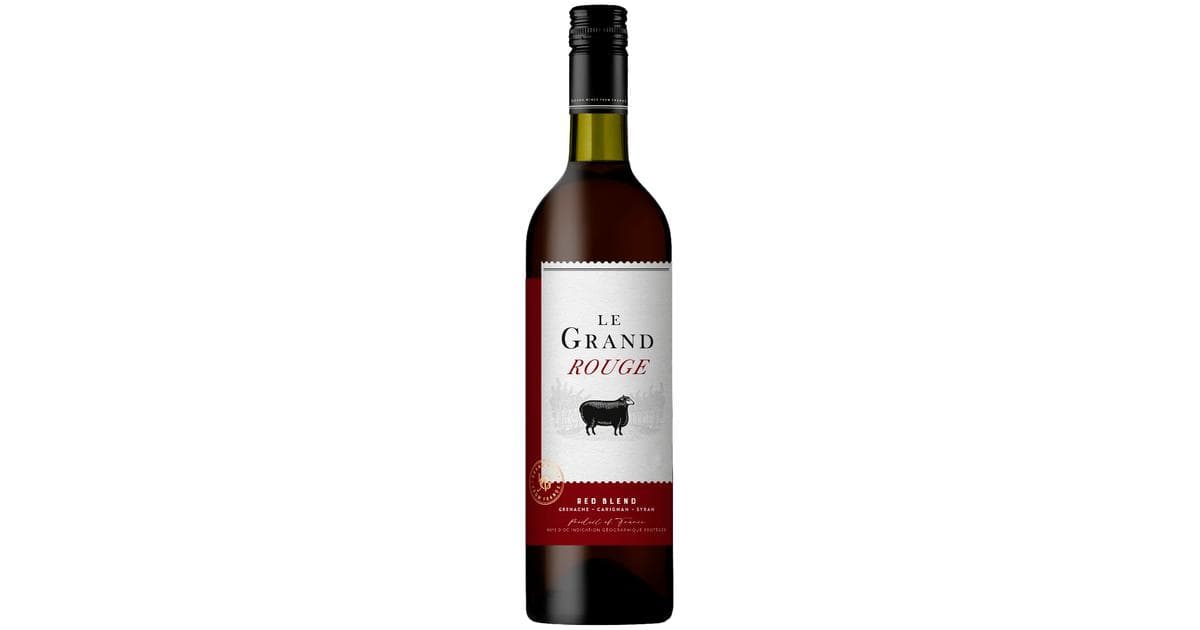 Le Grand Rouge Grenache-syrah-carignan 13,5% 0,75l