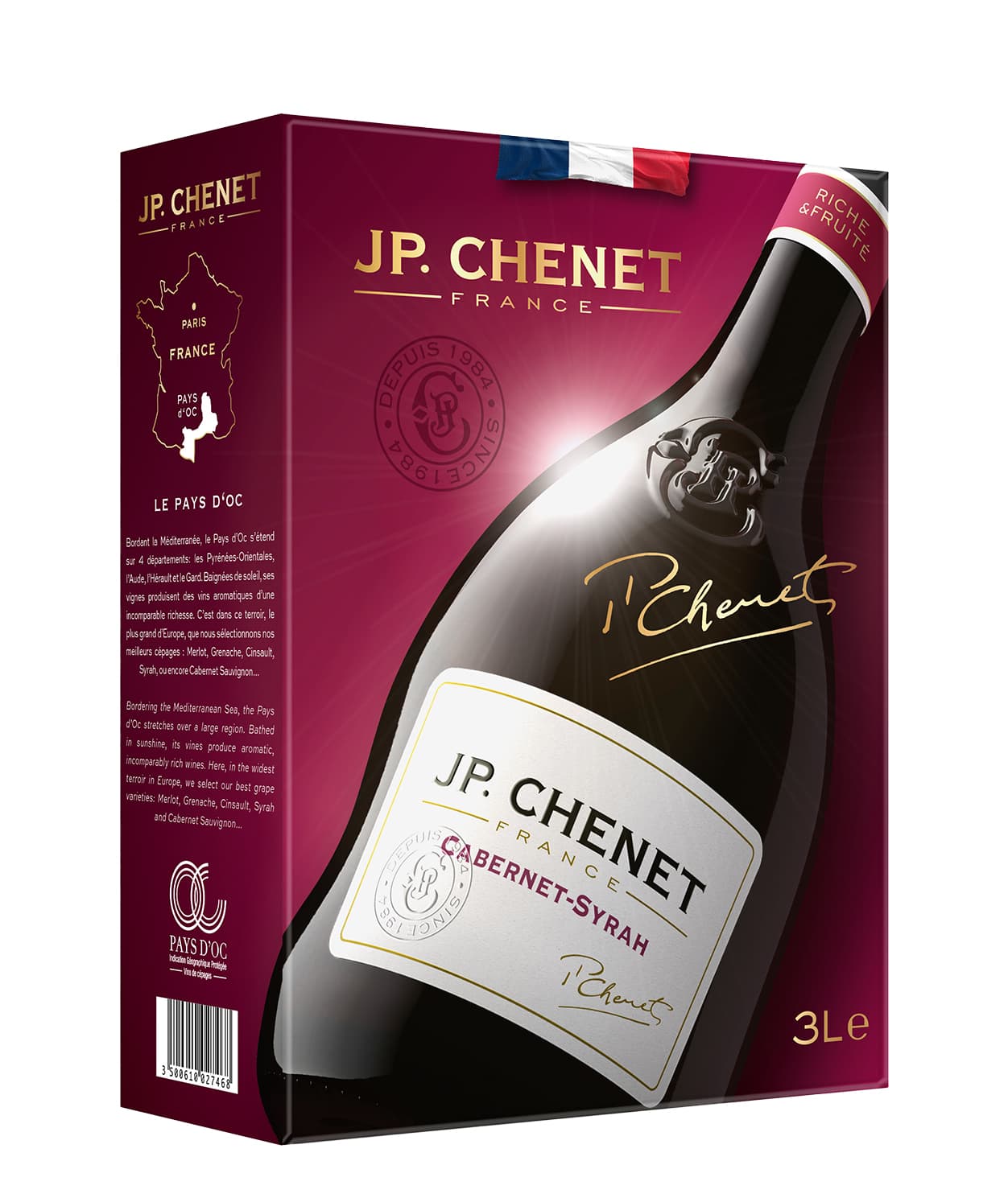 J.P.Chenet Cabernet-Syrah 300cl BIB