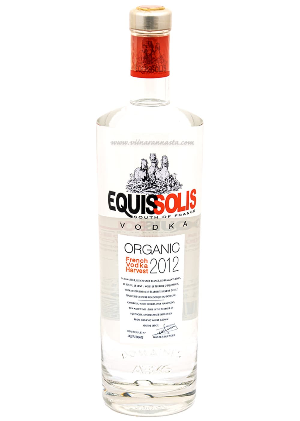 Abk6 Equissolis Organic Vodka 40% 100cl