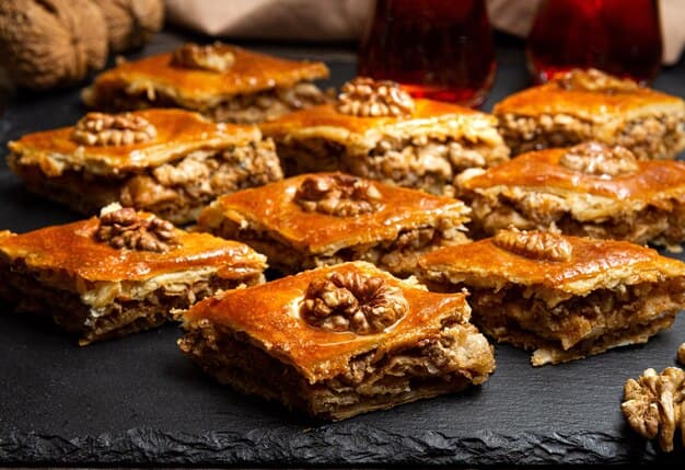 Baklava Mee ja Kreeka Pähklitega