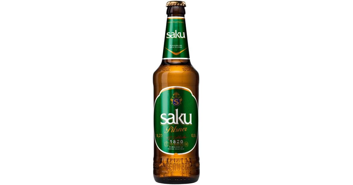 Saku Pilsner 4,2% 50cl (tk)
