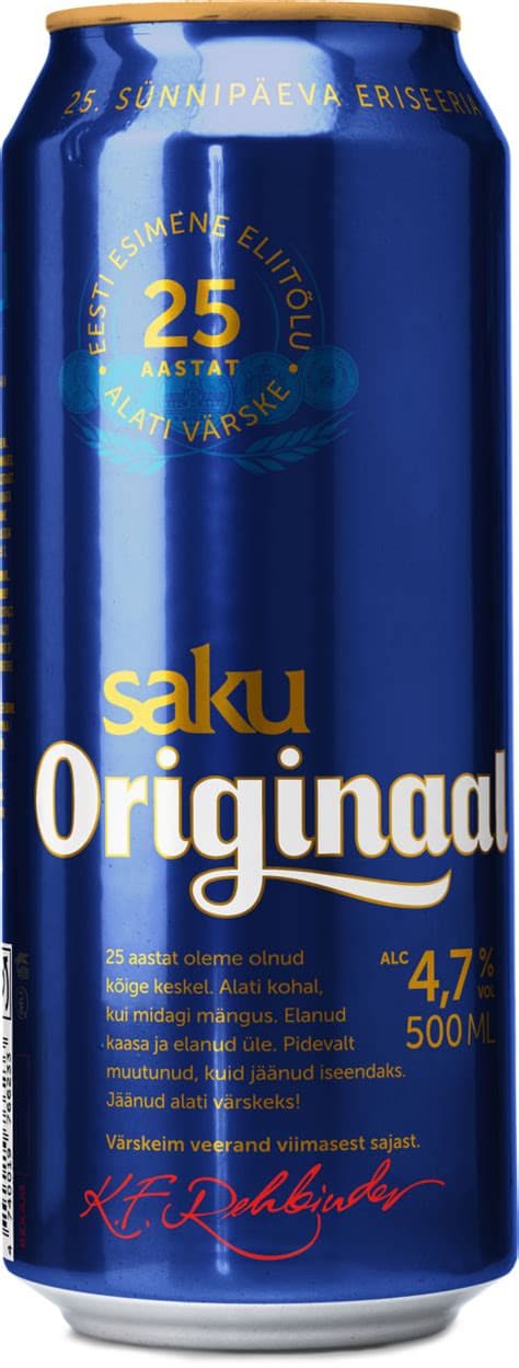 Saku Originaal 4,7% 50cl Tin (tk)