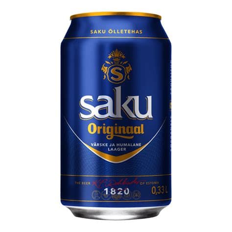 Saku Originaal 4,7% 33cl (tk)