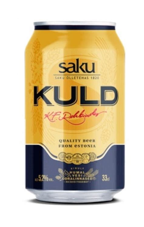 Saku Kuld 5,2% 33cl Tin (12kt)