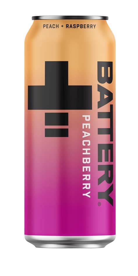 Battery Peach+raspberry