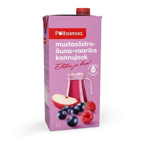 Põltsamaa Kannujook Musts-õun-vaar 100cl