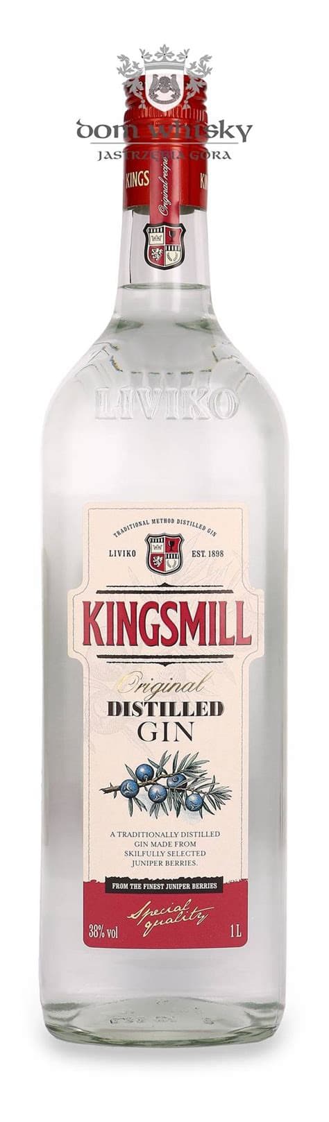 Kingsmill Distilled Gin 38% 1,0 L