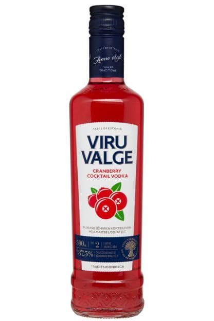 Viru Valge Cranberry Vodka 37,5% 0,5 L