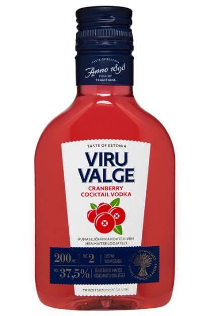 Viru Valge Cranberry Vodka 37,5% 0,2 L Pet
