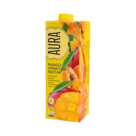 Aura Mango-aprikoosi Nektar 100cl (tk)