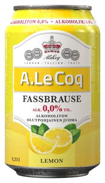 Fassbrause Lemon 0% 50cl Tin (tk)