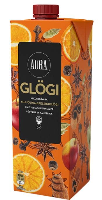 Aura Glögi Ahjuõun-apelsin 100cl (tk)