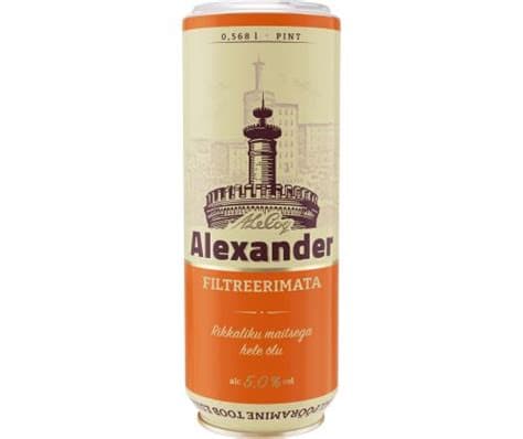 Alexander Unfiltered 5% 56,8cl Tin (tk)