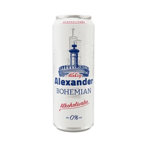 Alexander Bohemian Alk.vaba 56,8cl Tin