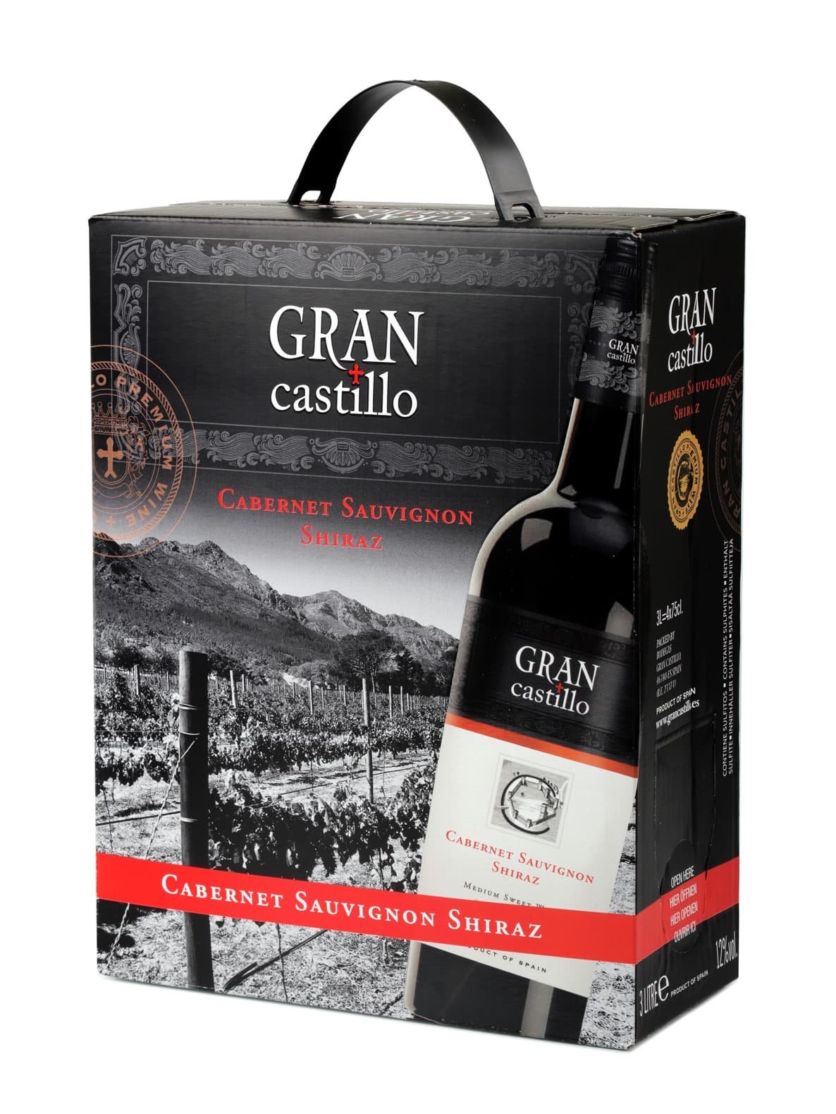 Gran Castillo Cabernet Sauvignon Shiraz 300cl BIB