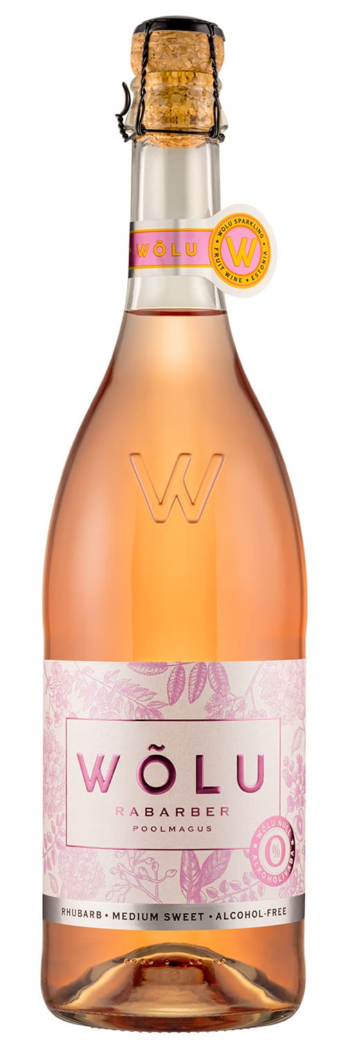 Wõlu Vahutav Rabarber Alcohol-free 75cl
