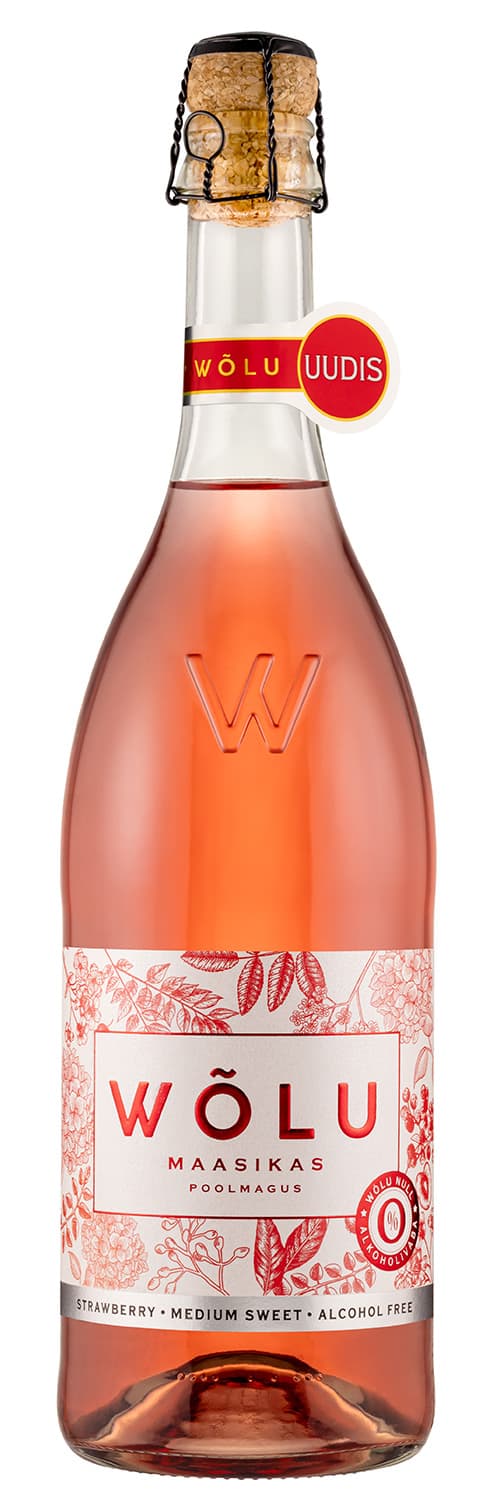 Wõlu Vahutav Maasikas Alcohol-free 75cl