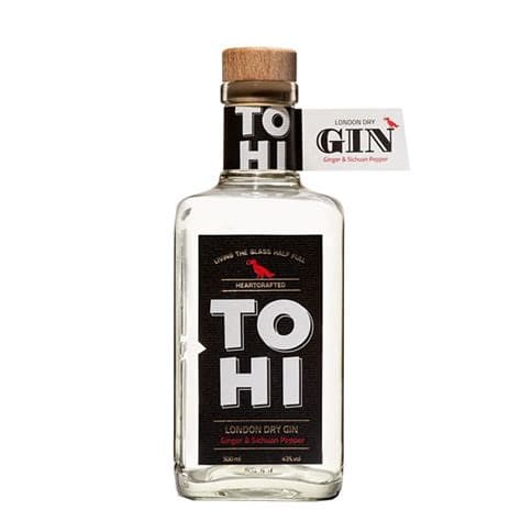 Tohi London Dry Gin Ginger&sichuan Pepper 43%