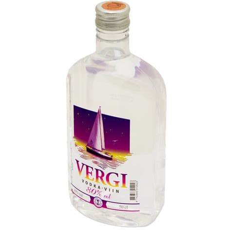 Vergi Vodka 80% 50cl Pet (tk)