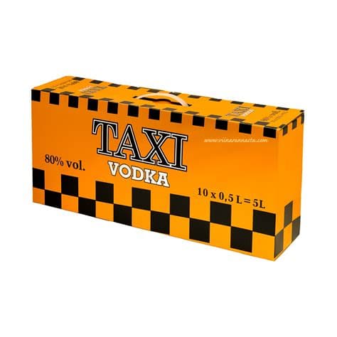 Taxi Vodka 80% 10x50cl (kst)