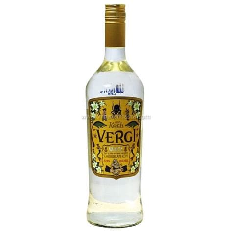 Vergi Rum White 37,5% 100cl (tk)