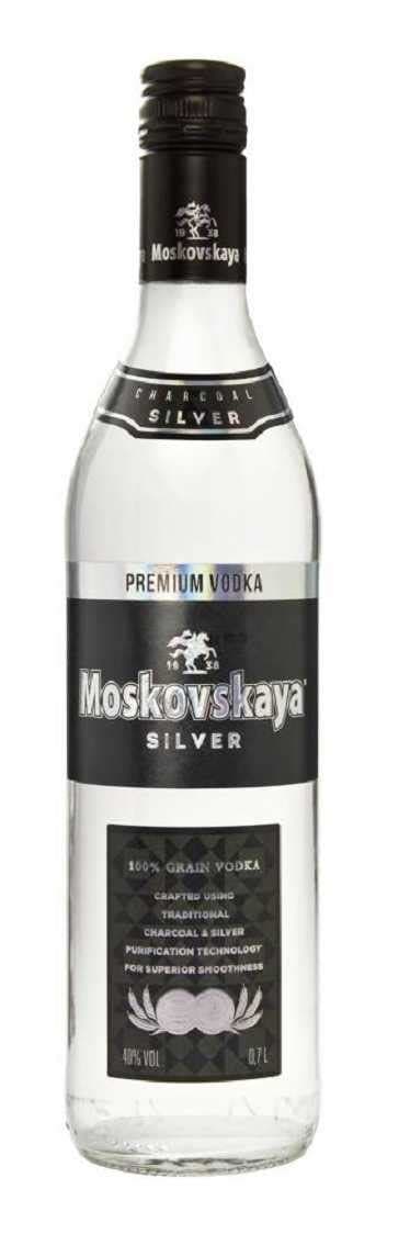 Moskovskaya Silver Vodka 40% 50cl (tk)
