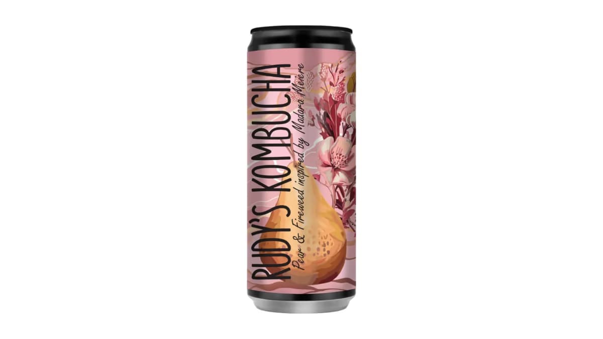 Rudy's Kombucha ''pear&fireweed''