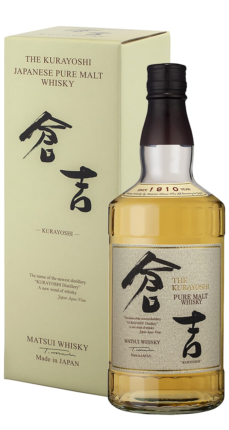 Kurayoshi Pure Malt Japanese Whisky 70cl giftbox