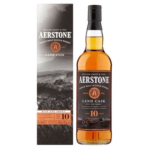 Aerstone Single Malt 10yo Land Cask Smoky 40% 70cl Gb