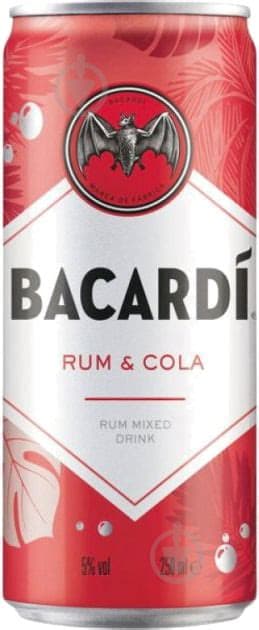 Bacardi Rum & Cola 5% 0,25l Purk
