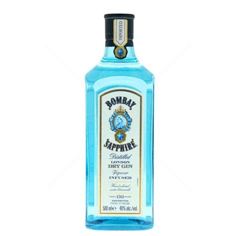 Bombay Sapphire Dry Gin 40% 0,5l