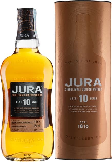 Jura 10yo Single Malt 40% 0,7l Karbis