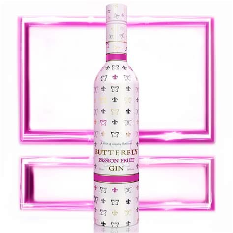 Butterfly Passionfruit Gin 38% 70cl