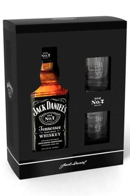 Jack Daniel's Tennessee Whiskey 40% 0,7l Karp 2 Klaasiga